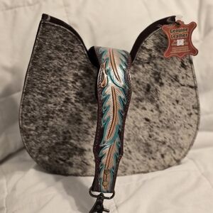 American Darling Black and Brown Hobo Bag